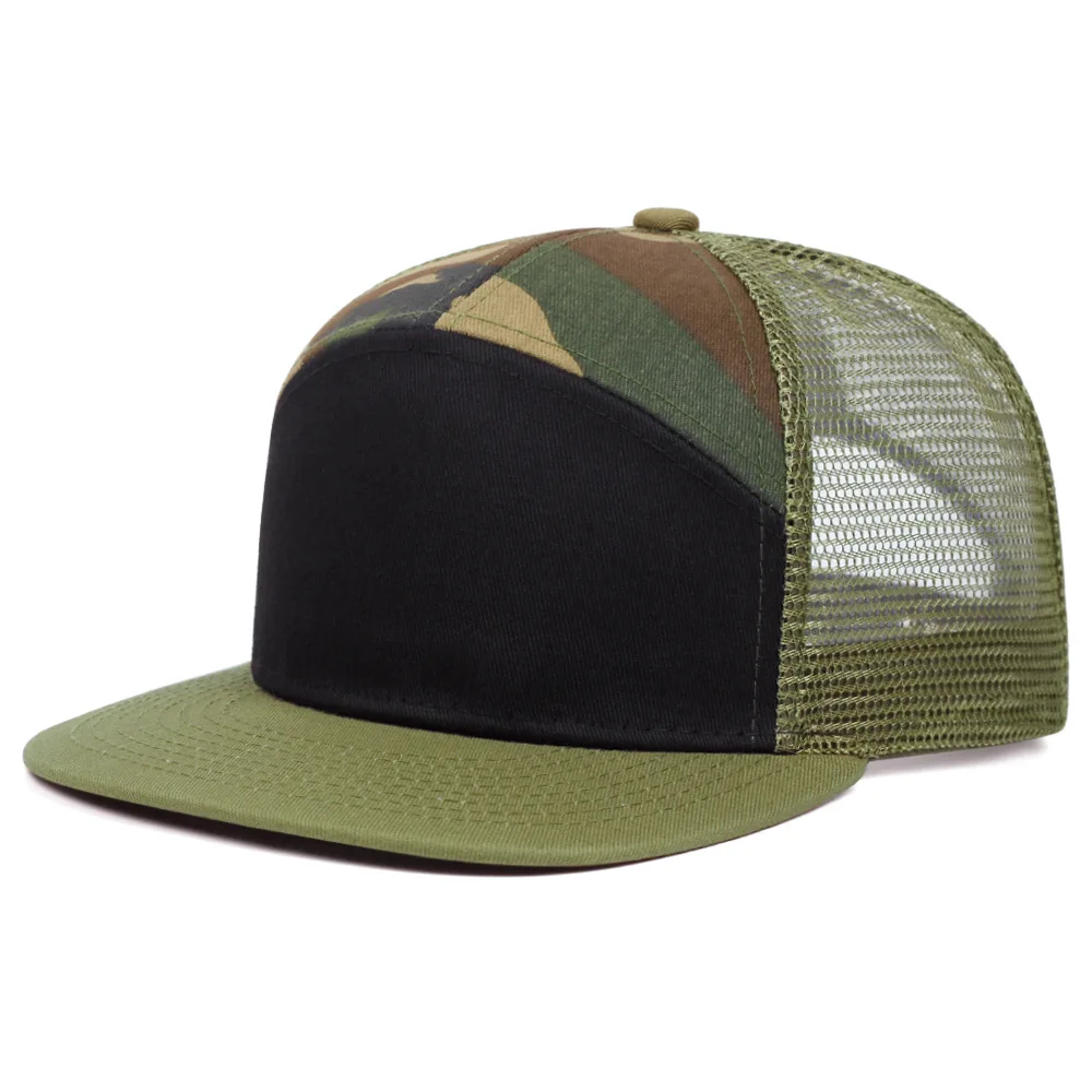Einfache, gespleißte, glatte Baseballkappen für Männer und Frauen, Outdoor-Mesh-Stoff, Sommer-Mesh-Kappen mit flachem Rand, Hip-Hop-Trend – Detail 19