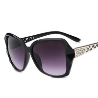 Mode grandes lunettes de soleil violettes femmes marque de luxe lunettes de soleil carrées femme miroir nuances dames 3