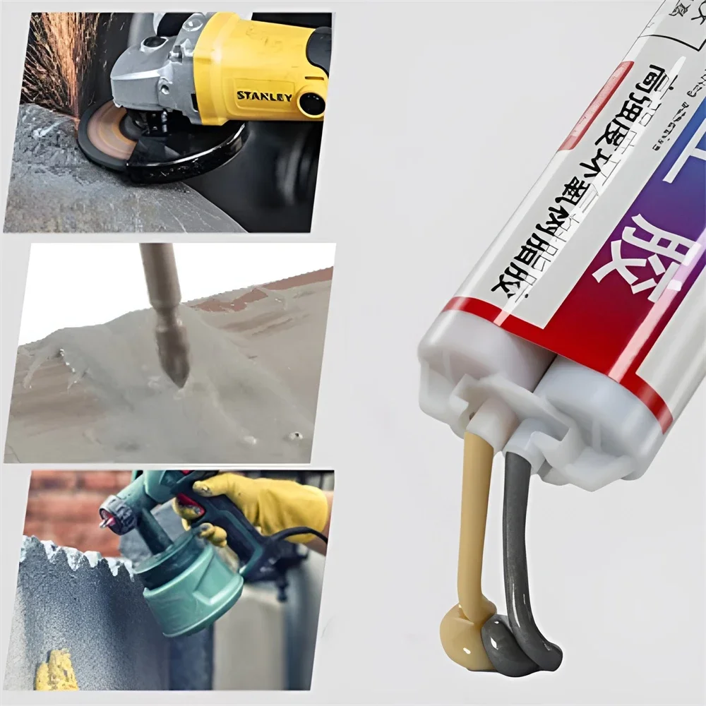 25/50ml Metal Repair Paste 2 in1 Industrial AB Caster Glue Heat Resistant Sealant Cold Weld Strong Defect Repair Agent Glue 5