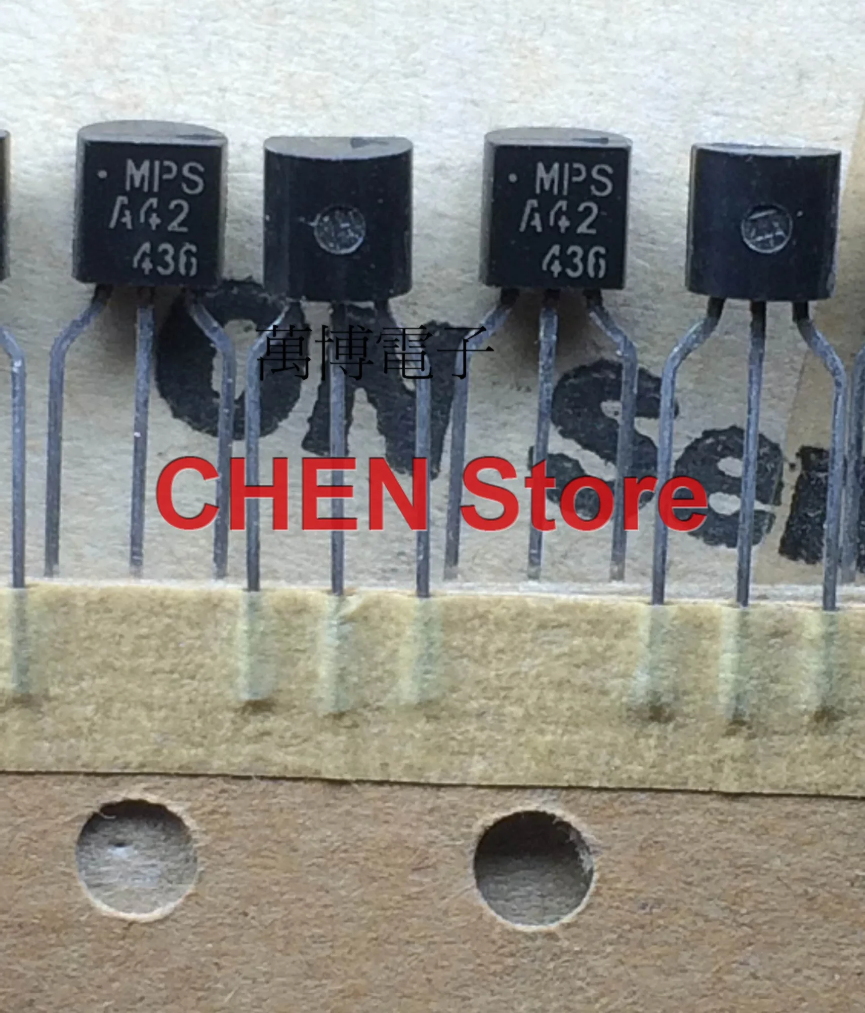 

10pair ON MPSA42 MPSA92 TO-92 Audio pair tube A42 A92 transistor Triode MPSA42/MPSA92 Taping