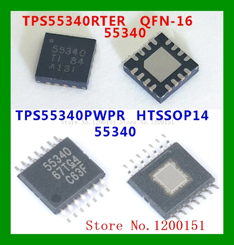 

TPS55340 55340 TTPS55340RTER QFN16 TPS55340PWPR HTSSOP14
