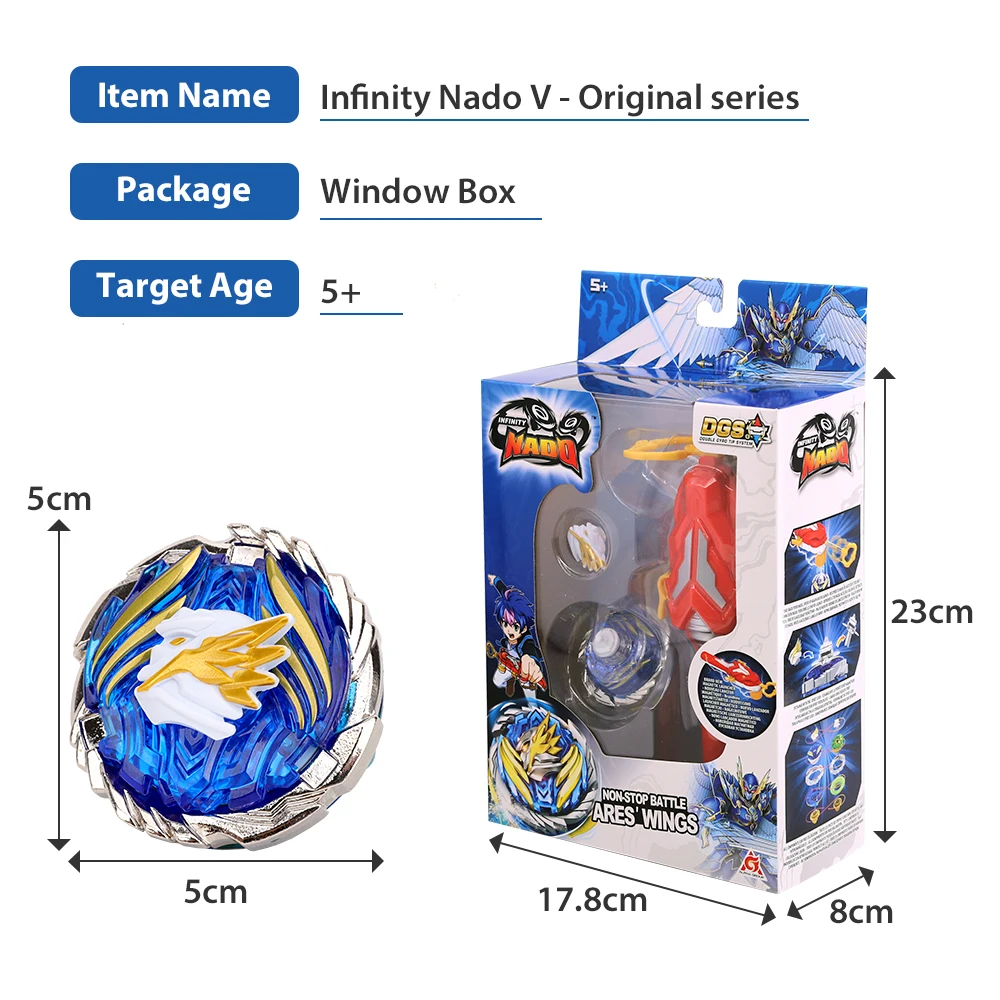 Infinity Nado 5 Original Series Ares Wings Non Stop Battle Metal Spinning Top Gyro With Magnetic Launcher Anime Genuine Kid Toy spinning top toy,battle tops,battle top toy,gyro toupie,gyroscope toy,beyblades burst gyro,beyblade toys