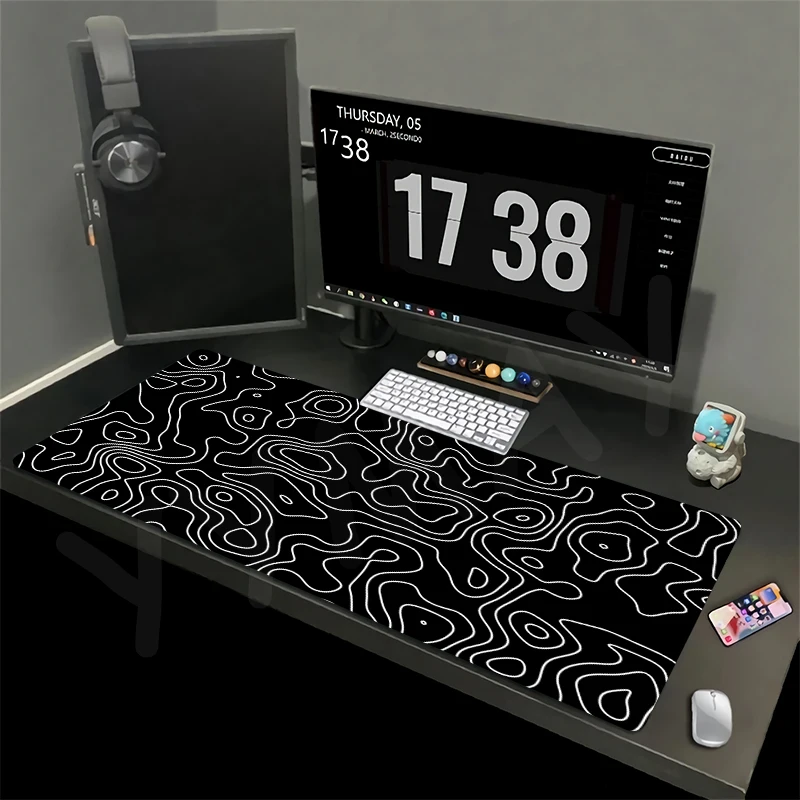 

Minimalist 80x30cm XXL Lock Edge Mousepads Large Gaming Mousepad Desk Mat Mouse Mat Beast Desk Pad For Gift Mouse Pad