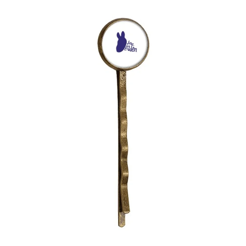 

United States Democrats Politic Joe Blue Profile Retro Metal Hair Bobby Pin Headwear