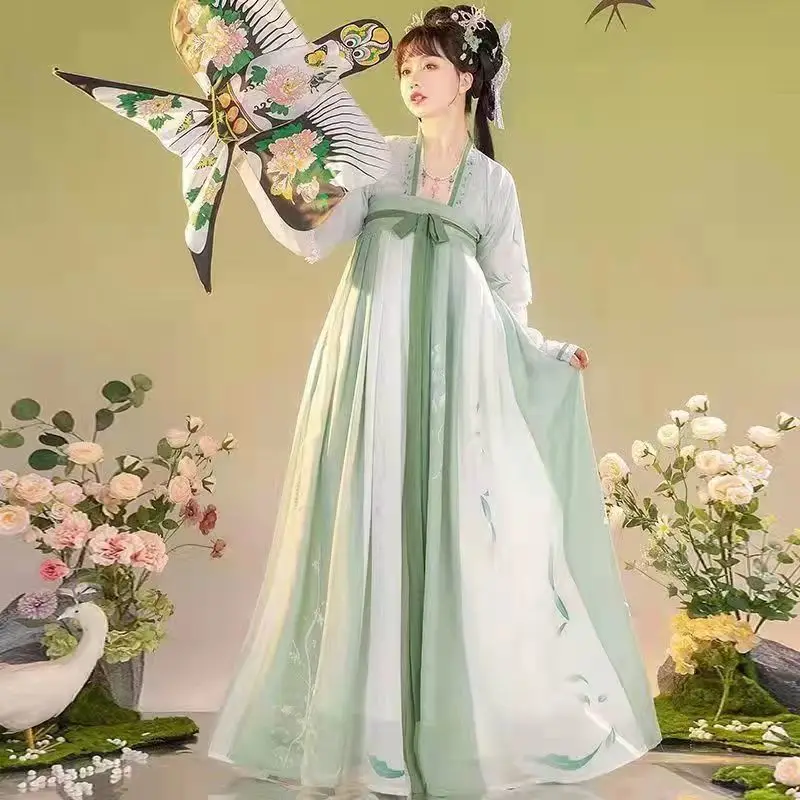 

Chinese Traditional Hanfu Women's Chest-length Skirt Hanfu Classical Chinese Traditional Dress Suit Cosplay Costume Fairy Dress