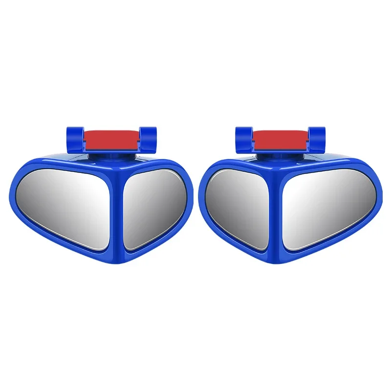 전방 및 후방 바퀴용 HD 사각 거울, 트럭, SUV, 세단용 울트라 클리어 글래스, 360 ° 조절 가능, 광각 뷰, 2 개