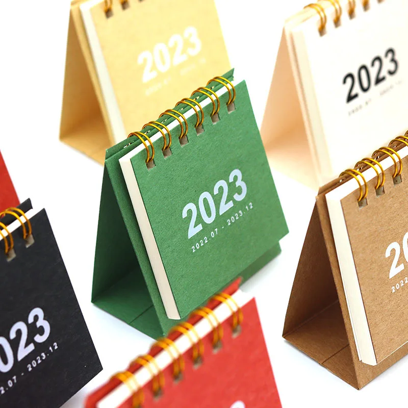

Creative simple desktop ins-style mini desk calendar small fresh student portable note calendar ornaments kawaii desk study