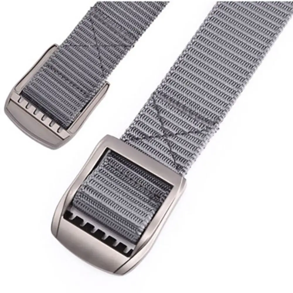 Multifunktionaler Herren-Canvas-Gürtel, atmungsaktiv, mit automatischer Schnalle, Nylongürtel, verdickter Gürtel mit Schnellverschluss, Unisex – Detail 5
