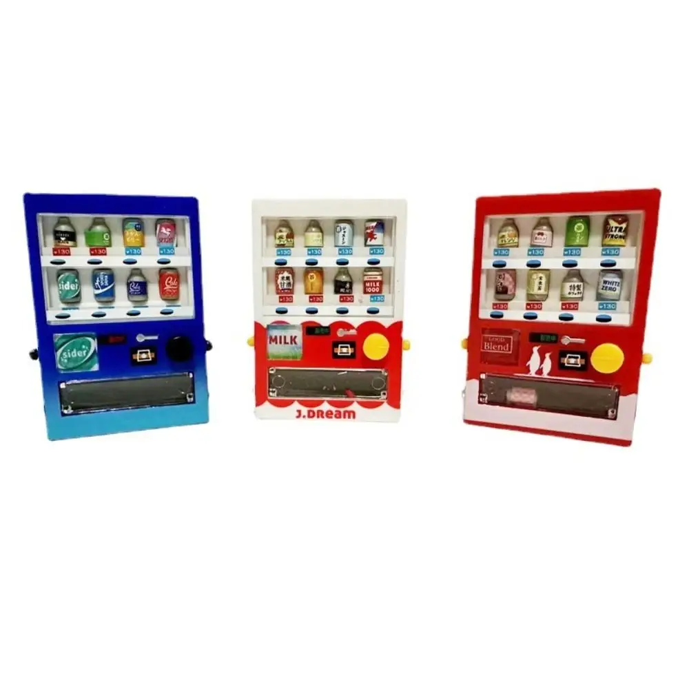 1: 12 Doll House Simulation Drinks Vending Machine Educational Mini Personality Stimulate Imagination Learning Shopping Game 4