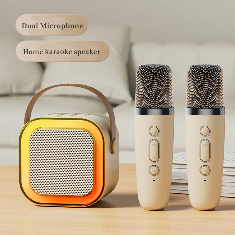 

Портативная Bluetooth-Колонка для караоке, с микрофоном