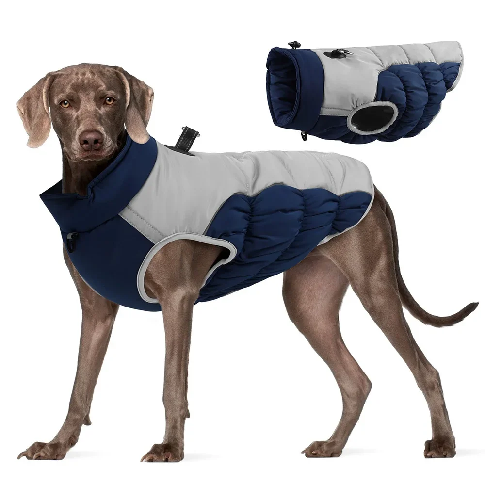 BigDogJacketWaterproofDogClothesforMediumLargeDogsWinterPet