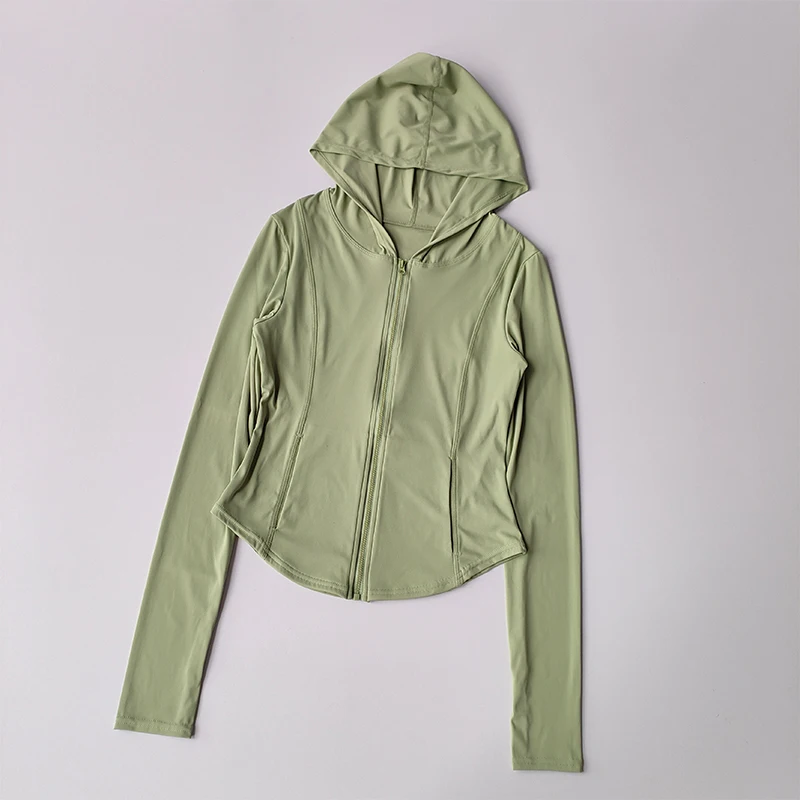 Women Yoga Jacket Long Sleeve Sports Tops Zip Fitness Shirt Winter Warm Hoodie Gym Top Activewear Running Coats Workout Clothes sports jacket yoga top yoga shirt sports shirt yoga jacket