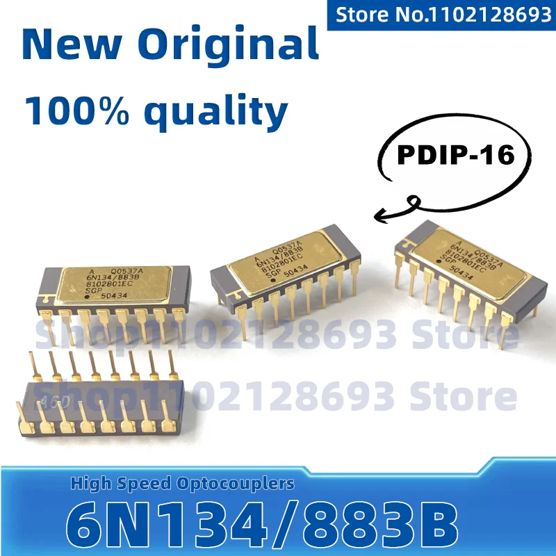 New Original High Speed Optocouplers 6n134/883b Hermetically Sealed
