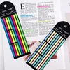 6Packs/Set Sticky Transparent Sticky Notes Self-Adhesive BookMarkers Annotation Reading Book Clear Tab Kawaii Cute Stationery 4