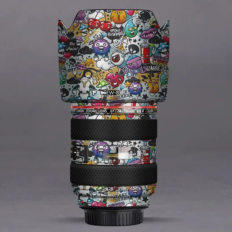 For Canon EF 24-70mm F2.8L USM Decal Skin Vinyl Wrap Film Camera Lens Body Protective Sticker Coat EF 24-70 2.8 F2.8 F/2.8 L