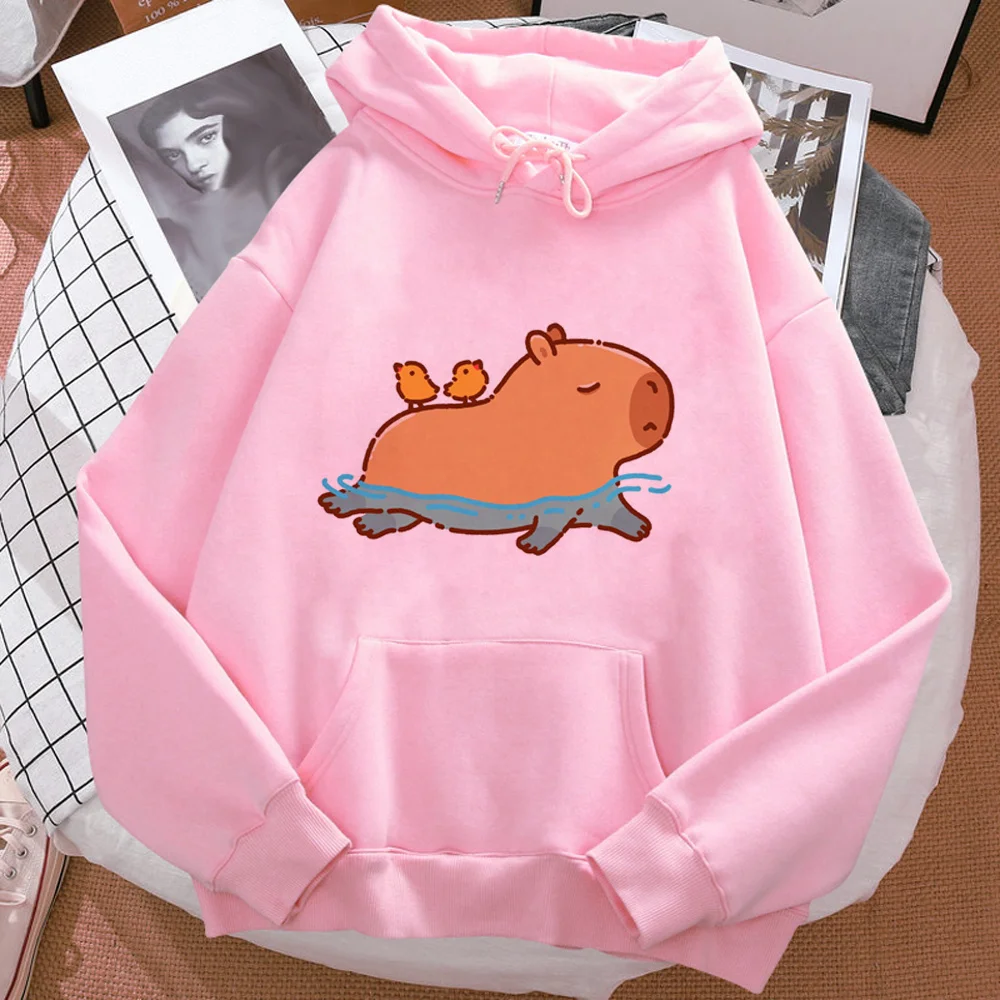 

Capybara hoodies women anime aesthetic anime long sleeve top tracksuit female anime Hooded Shirt