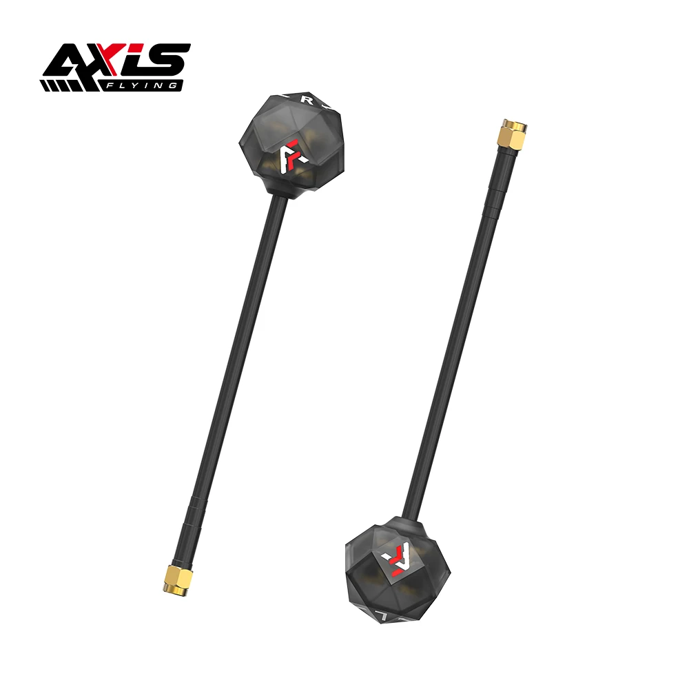 Antenne FPV 5.8G V2 pour Drone - Rouge/Noir, 60-150mm