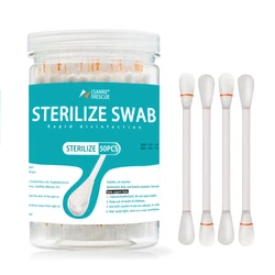 50-Pack Disposable Iodine Disinfectant Swabs for First Aid and Household Use (Bottled Alcohol 50)