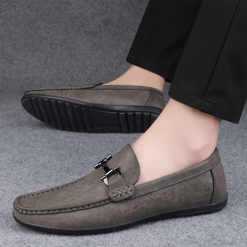 Mocassini Da Uomo Firmati Scarpe Casual In Pelle Di Grandi Dimensioni Mocassini Di Marca Di Lusso Slip On Driving Shoes Mocassini Alla Moda Leggeri