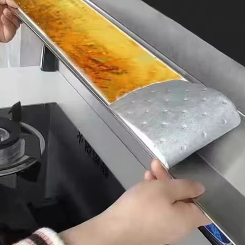 Kitchen Hood Covers 10pcs Disposable Range Hood Grease Filter Oil Absorb Cotton Paper Oil-absorbing Household Universal Pad