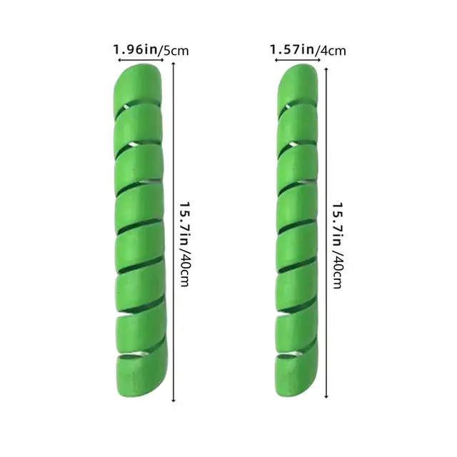 2Pcs Fa Csomagtartó Védelmező Karcolásálló Rágásgátló Időjárás-Rezisztens Spirál Csengő - Image 6