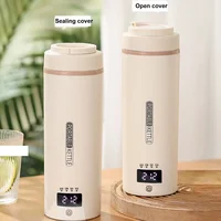 110V Smart Electric Kettle Portable Tea Coffee Thermos Cup Outdoor With Temperature Regulating Kettle Office Electric Cup 550ml 2