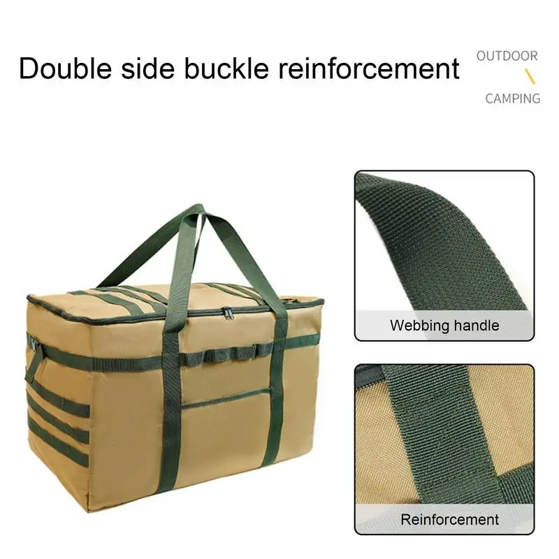 Outdoor Camping Tote Bag Large Capacity Storage Lamp Tableware Bag Camping Tool Picnic Travel Outdoor Storage