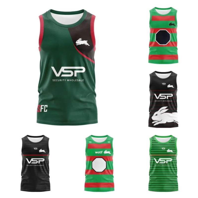 

2024 Adult Vest South Sydney Rabbitohs Home Away Home Training Rugby Jersey