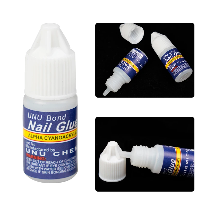 5Pcs Fast Drying Nail Art Glue Tips Glitter UV Acrylic Rhinestones Nail Art Decorations Nail Glue False Tip Nail Manicure Tools* 6