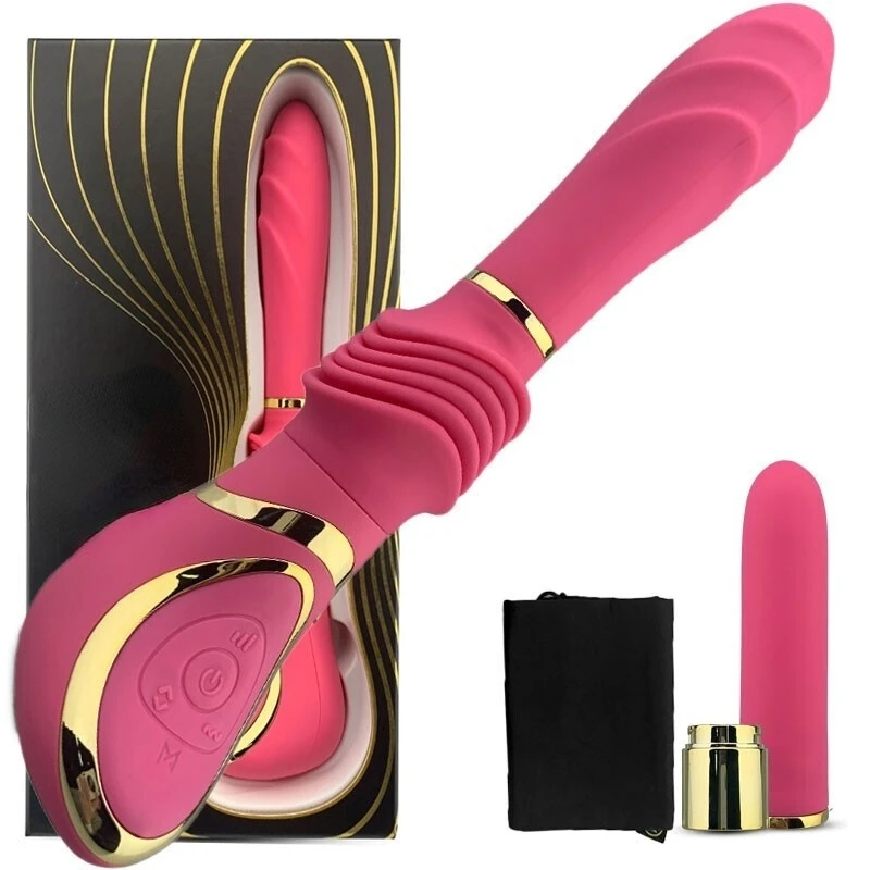 Thrusting Vibrator Sex Machine Female Masturbation Pumping Gun With Dildos Automatic Sex Toys For Women Adults Lesbian 18+  pic