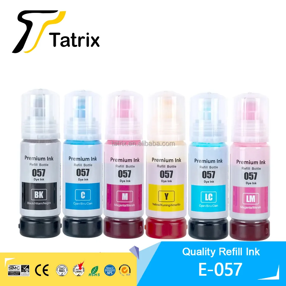 Tatrix-Para-Epson-057-tinta-Compat-vel-Cor-gua-Baseada-Recarga-Garrafa ...