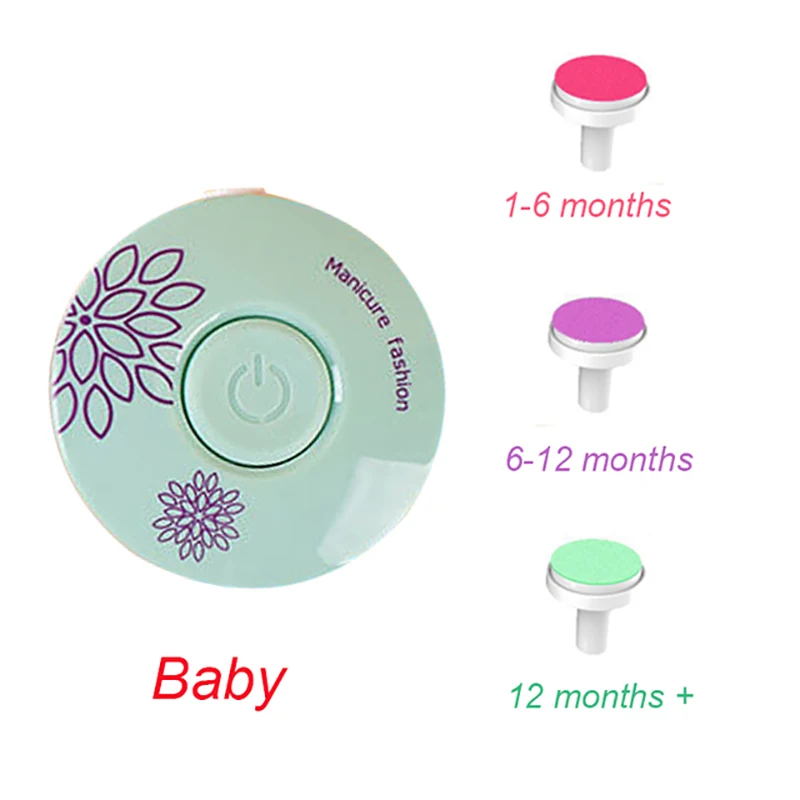 Electric Baby Nail Trimmer Baby Items Kid Nail Polisher Tool Care Kit Easy To Trim Nail File Newborn Baby Things Bebe Accessorie 3