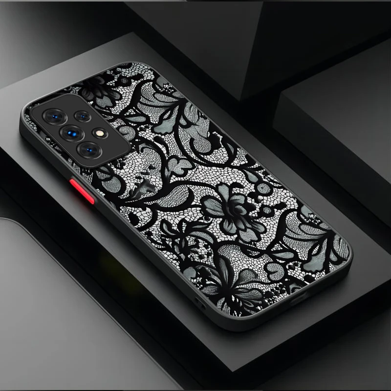 Vintage Lace Floral Matte Phone Case