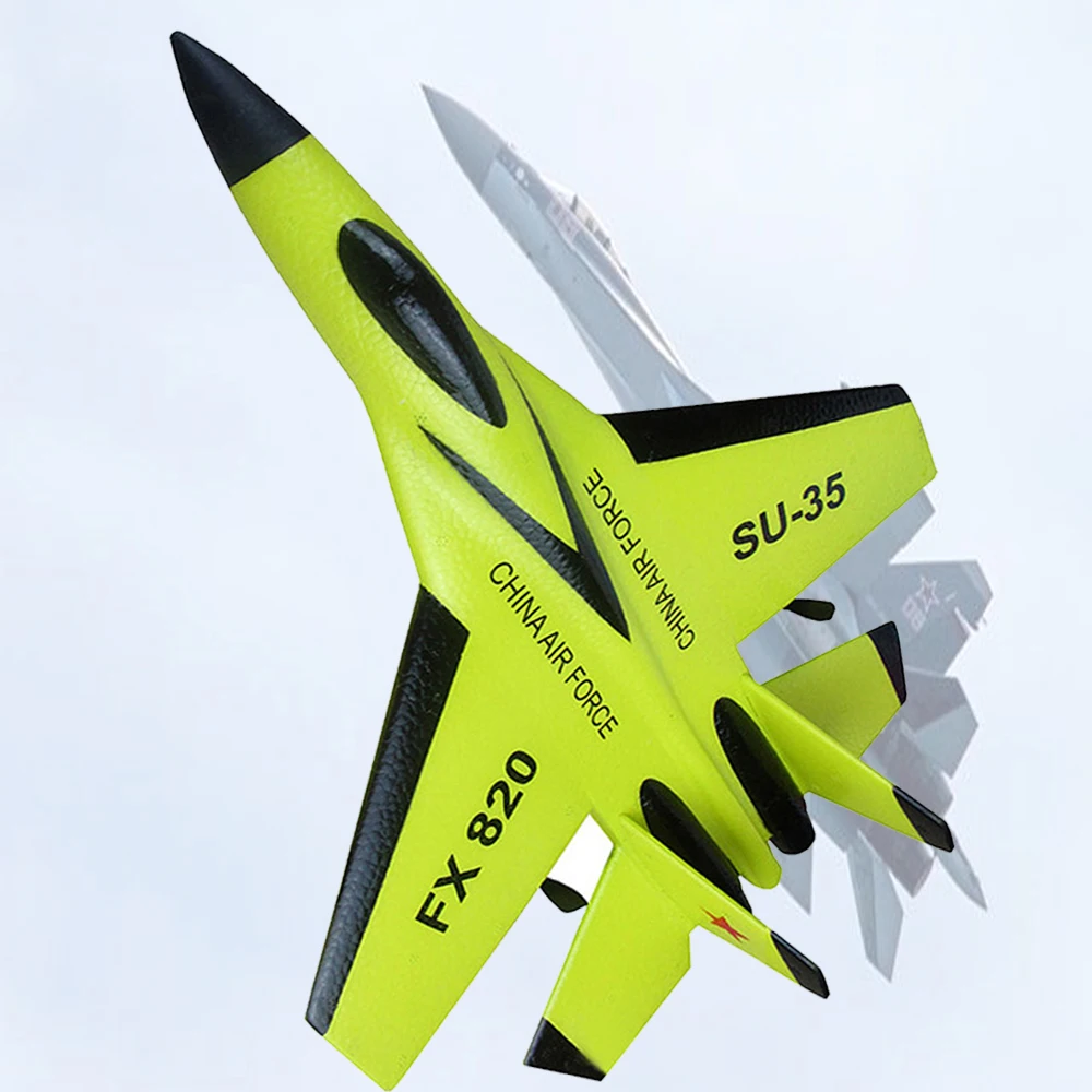 Deesen Rc Plane Toy Epp Craft Foam Electric Outdoor Rtf Radio Remote Control Su-35 Tail Pusher Quadcopter Glider Airplane Model for Boy,Yellow Deesen Rc Plane Toy Epp Craft Foam Electric Outdoor Rtf Radio Remote Control Su-35 Tail Pusher Quadcopter Glider Airplane Model for Boy,Yellow