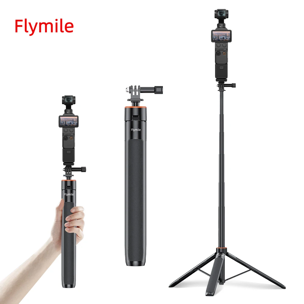 Adjustable 1.38M Selfie Stick Tripod with Extension Rod for Cameras & Accessories