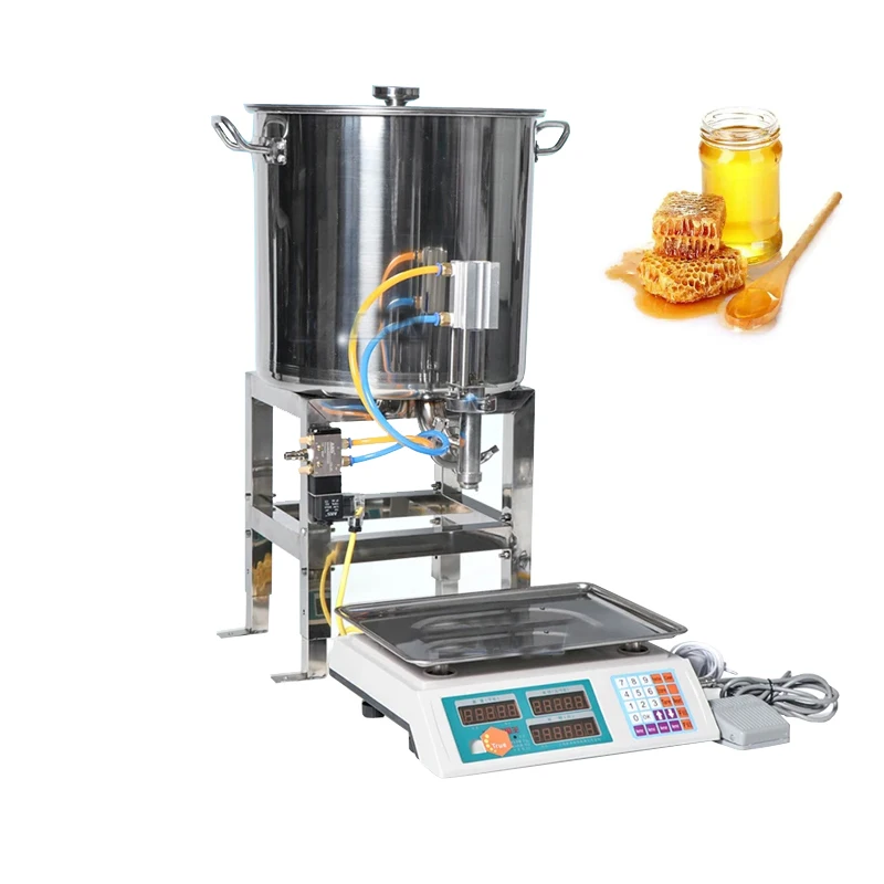 

Paste Filling Machine Cream Filler Honey Rotor Pump Viscous Liquid Peanut Butter Semi-Automatic Filling Machines