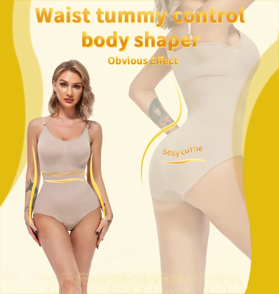 Description Picture 4 of itemSlimming Body Shaper Woman Underwear Abdomen Reducing Waist Trainer Sexy Bodysuit Open Crotch Thongs Fashion Shapewear
