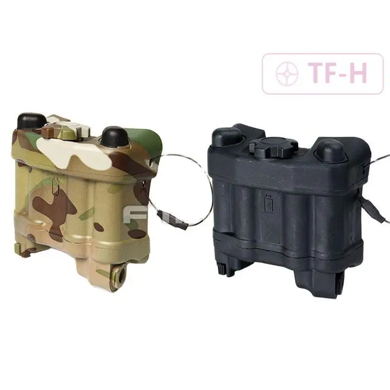 Fma An/Pvs-31 Nvg Battery Case Box Modello Fittizio Nessuna Funzione Casco Tattico Hook Loop Caccia Militare Combattimento Paintball