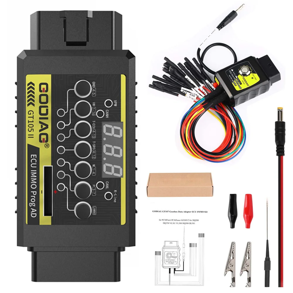 GODIAG GT107 + GT105 II DSG Plus Getriebe-Datenadapter für Benz, für BMW DQ250 DQ200 VL381 VL300 DQ500 DL501 – Detail 8