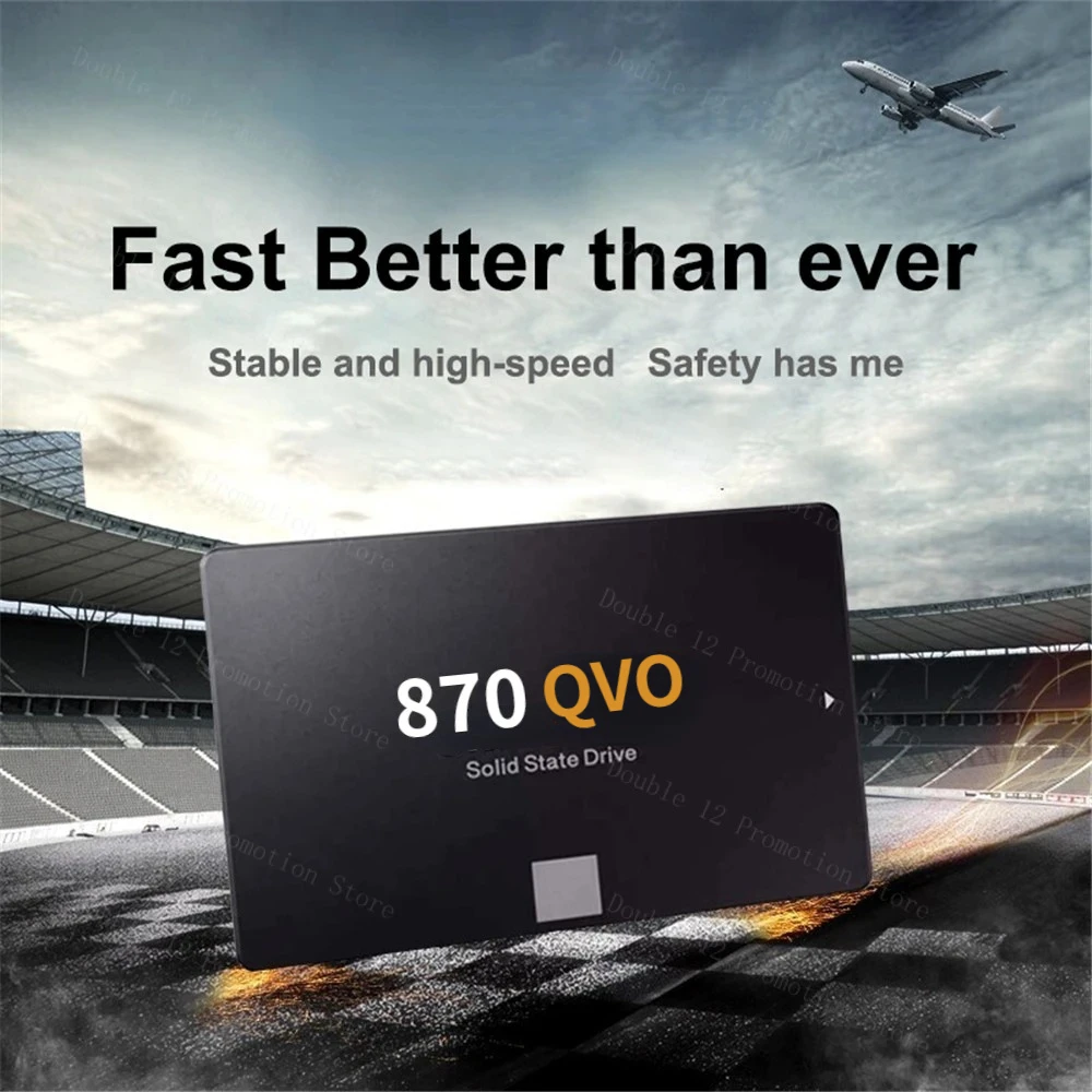 PC  SSD 870 QVO SATA 2.5 ϵ ̺,  ָ Ʈ ̺, HDD 8TB SSD 1TB 2TB 4TB ϵ ũ, ִ 560Mbs HDD
