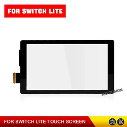 Enhanced Touch Screen Glass Replacement for Switch Lite - 9 Color Options (Black)