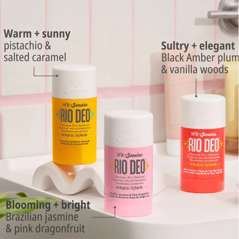 

50g Sol Underarm Deodorants Odor Remover Balm Armpit Stick Antiperspirant Roll-on Natural Smooth Refreshing Deodorant Roll