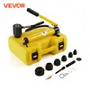 VEVOR 10Ton Hydraulic Knockout Punch Driver Kit 1/2"-2" w/ 6 Dies Carbon Steel Sheet Hole Opener Repair Tool Manual Hole Digger 1