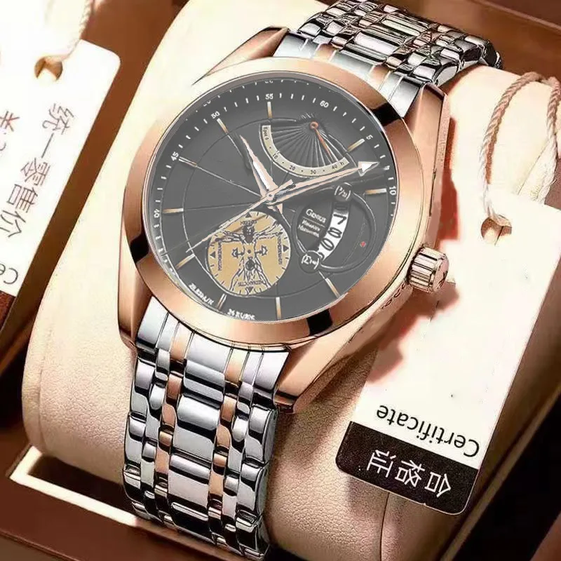 UTHAI-Men-s-Watch-Sports-Brand-Light-Luxury-Trendy-Stainless-Steel ...