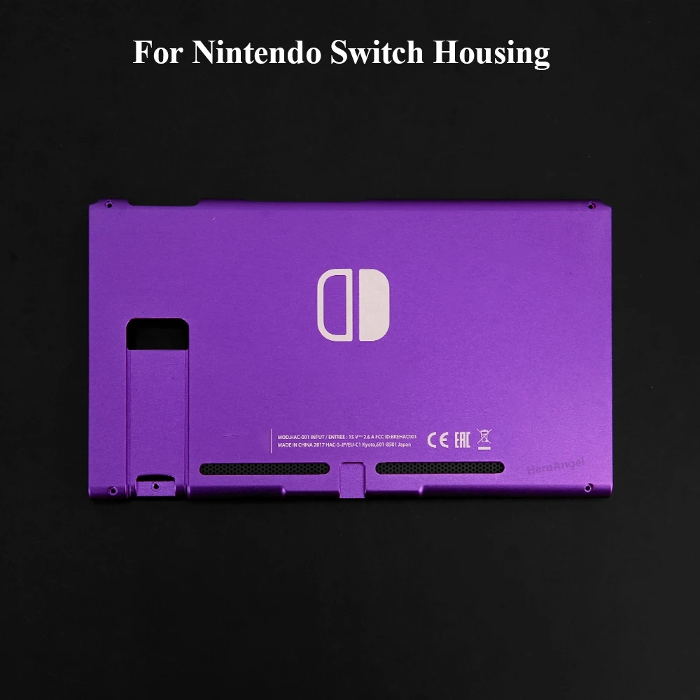 

Aluminum Alloy Shell For Nintendo Switch NS Back Plate For Switch Console Metal Back Case Replacement Housing Shell Cover