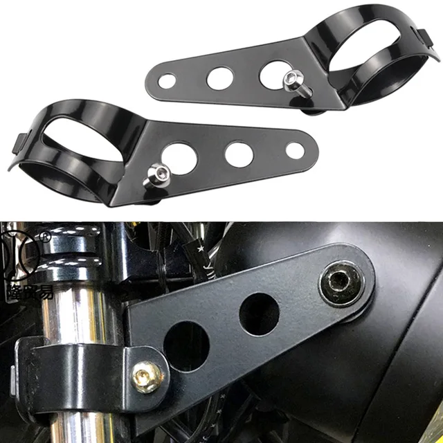 Motorcycle Accessories Aluminum Headlight Mount Bracket for Harley