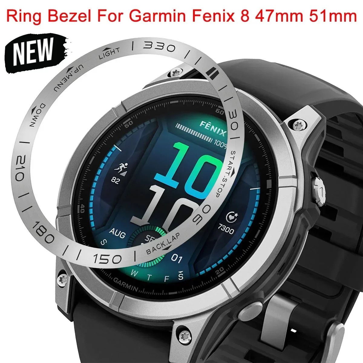 Watch Bumper Cover Ring Bezel For Garmin Fenix 47mm 51mm
