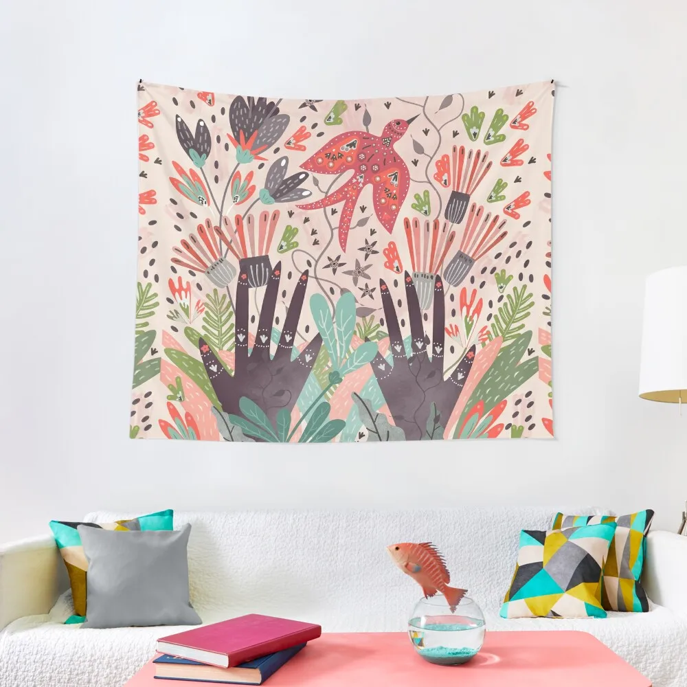 

Spring Bird Tapestry Bedroom Decorations Room Decoration