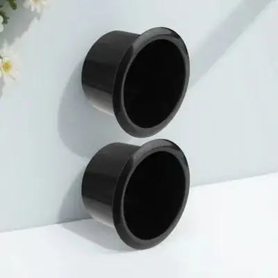 2개입 비즈니스 차량용 컵홀더, 고강도 블랙 플라스틱, RV, 보트, 소파, 게임 테이블, 카우치용 컵홀더 인서트