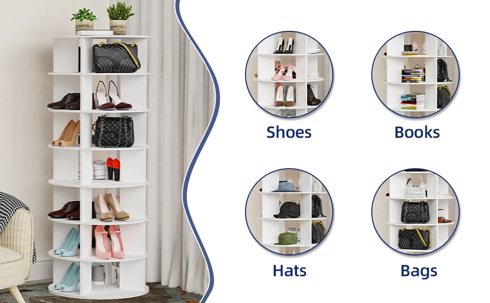Rotating Shoe Rack